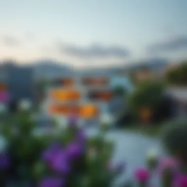 A stunning view of Joury Hills showcasing modern architecture and green spaces