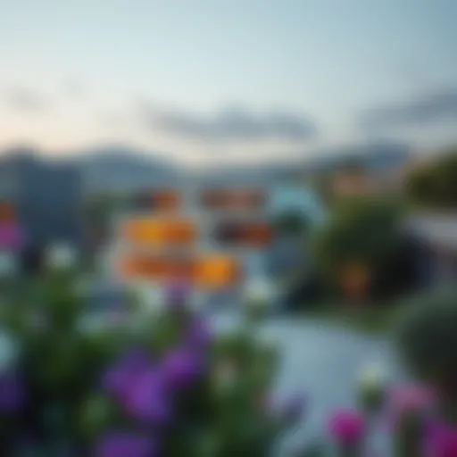 A stunning view of Joury Hills showcasing modern architecture and green spaces