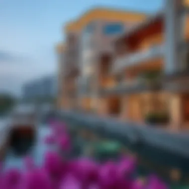 Luxurious residential properties adjacent to the Jumeirah Canal