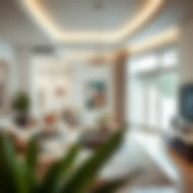Modern Living Spaces in Jumeirah Villas Spacious living area in a Jumeirah villa with modern decor