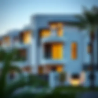 Stylish JVC Townhouse Architecture Contemporary JVC townhouse exterior design
