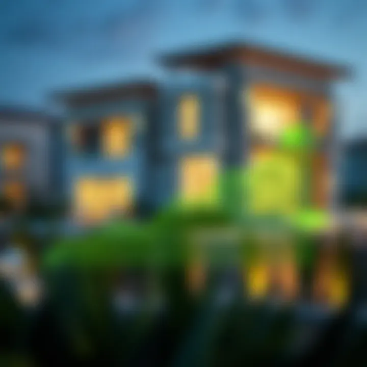 Investment potential graph for JVC townhouses