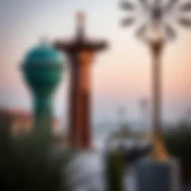 Cultural landmarks and art installations in La Mer Jumeirah