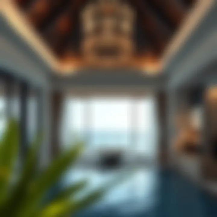 Beautiful Interior of Lagoon Villa Beautifully designed lagoon villa interior