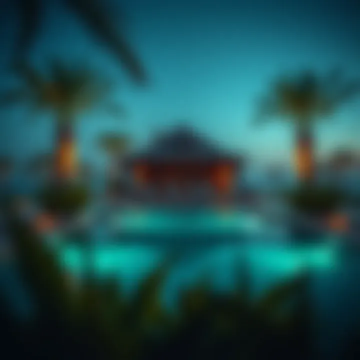 Lavish Amenities in Lagoon Villas Lavish amenities in a lagoon villa setting