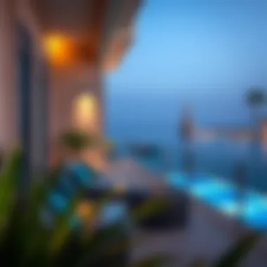 Villa Terrace with Lagoon View Luxurious lagoon view from a villa terrace