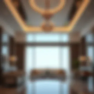 Elegant Interior of Luxury Property Elegant interior of a high-end Dubai property