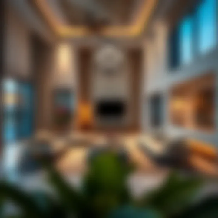 Sophisticated Interior of a Luxurious Villa Elegant living room design in a Jumeirah Park villa