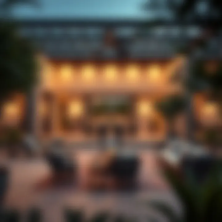 Exquisite Outdoor Living in Jumeirah Park Beautiful outdoor space in Jumeirah Park villa