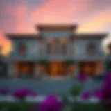 Luxurious villa exterior in Jumeirah Park