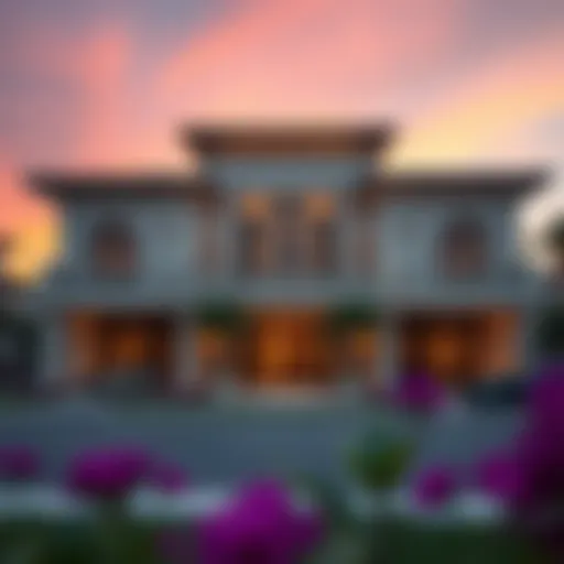 Luxurious villa exterior in Jumeirah Park