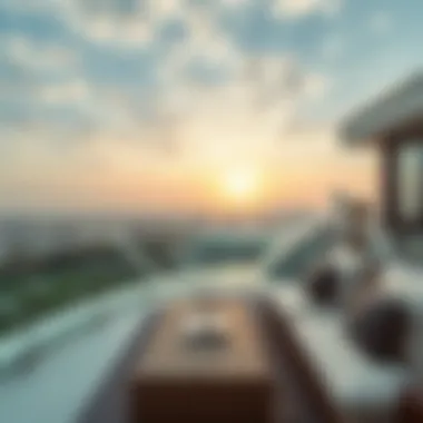 Breathtaking views from a luxury villa in Dubai