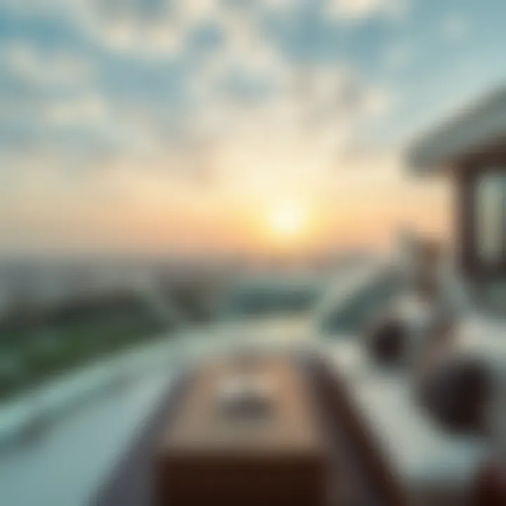 Breathtaking views from a luxury villa in Dubai