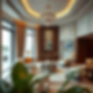 Elegant Interior of Luxury Property Elegant interior design of a luxury property in Meydan District One