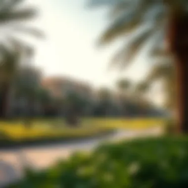 Community Park in Meydan A serene community park within the Meydan area