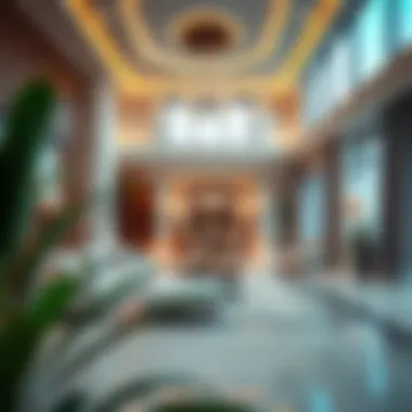 Sophisticated interior of a Meydan villa highlighting luxury design elements