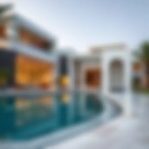 A luxurious Meydan villa showcasing modern architecture