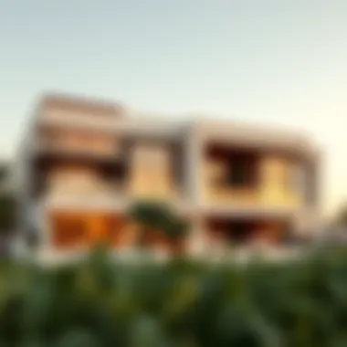 Contemporary Villa Architecture Luxurious modern villa exterior showcasing contemporary architecture