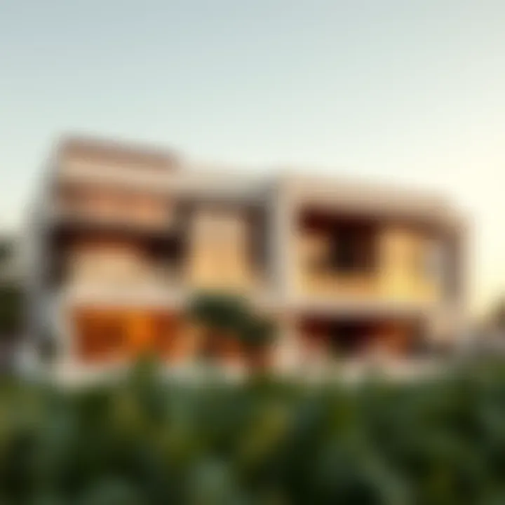 Contemporary Villa Architecture Luxurious modern villa exterior showcasing contemporary architecture