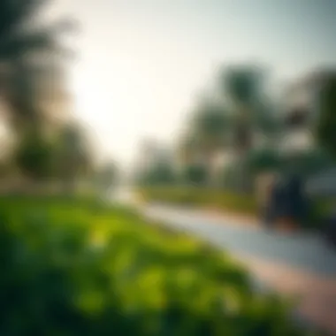 Community Park in Mudon Al Ranim Community park in Mudon Al Ranim with lush greenery