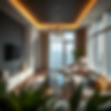 Stylish Interior of a Residential Unit Stylish interior of a residential unit in Mudon Al Ranim
