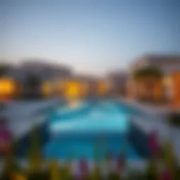 Stunning view of luxury villas at Murjan Al Saadiyat