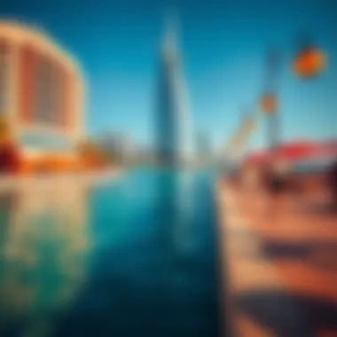Vibrant waterfront with recreational activities and views