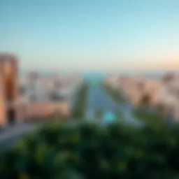Panoramic view of Nshama community showcasing modern architecture and green spaces