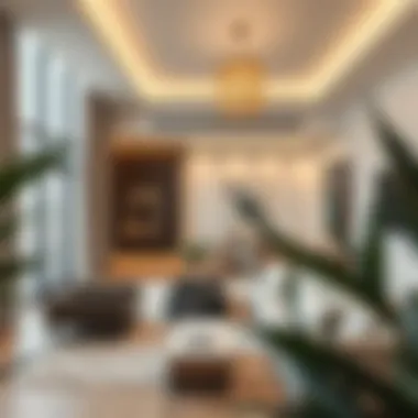 Modern Living Space Interior Modern living space interior of a townhouse