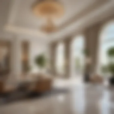 Elegant Interior Design of Luxury Property Elegant interior design of a luxury property in Palm Hills