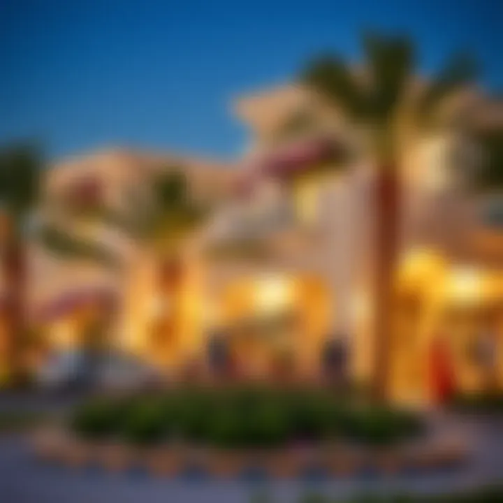 Vibrant community atmosphere in Palm Hills Villas