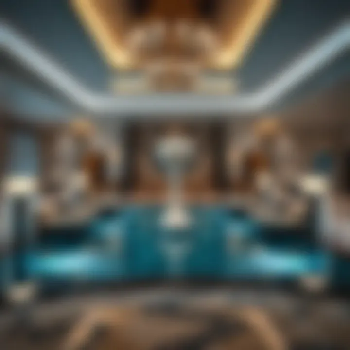 Luxurious interiors showcasing high-end living