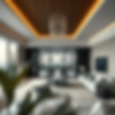 Modern Interior of a Palm Jebel Ali Villa Interior design of a modern Palm Jebel Ali villa