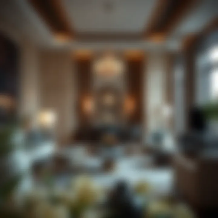 Lavish interior design of a Park Hyatt villa highlighting luxurious furnishings