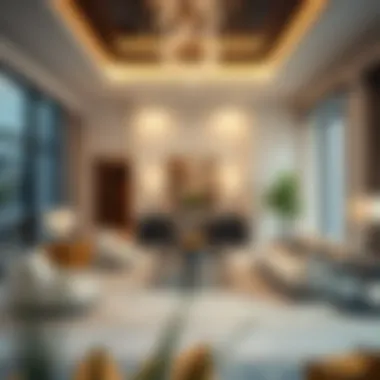 Stunning interior design of a Pearl Jumeirah villa