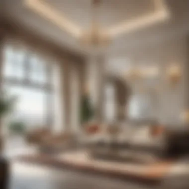 Luxurious Living: Interior of PG Upper House Interior design of a luxury apartment within PG Upper House