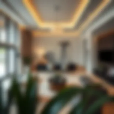 Exquisite Interiors: The Art of Modern Villa Design Stylish interior of a modern luxury villa with exquisite decor