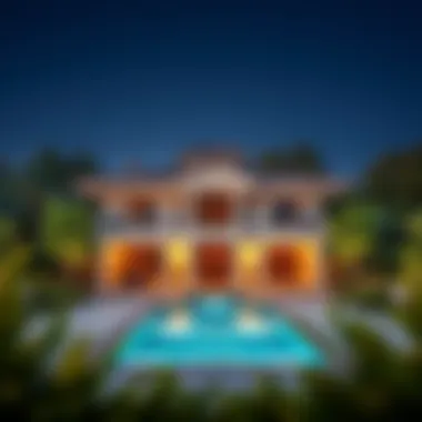 Luxurious villa nestled in Arabian Ranches with lush landscaping