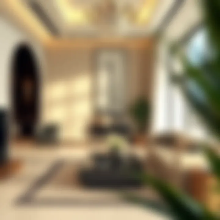 Luxurious interior design of a villa in Arabian Ranches