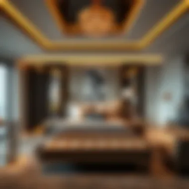 Elegant bedroom interior reflecting comfort and style