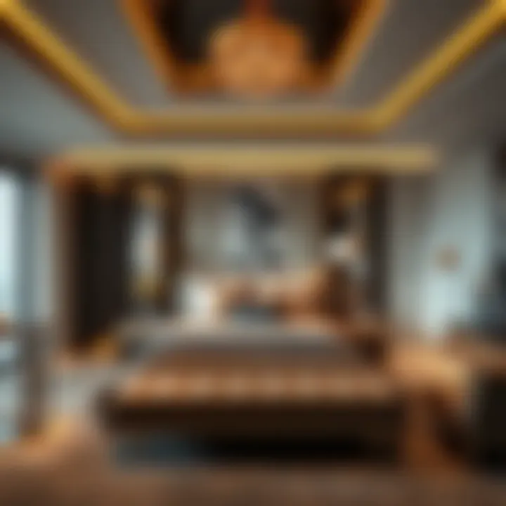 Elegant bedroom interior reflecting comfort and style