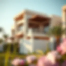 Stunning exterior view of Sidra Villas showcasing modern architecture