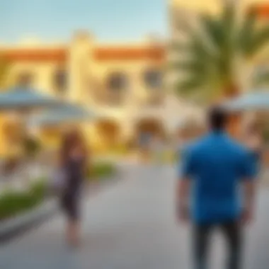 Lifestyle Amenities: Thriving Community Vibrant lifestyle scene showcasing amenities available to residents