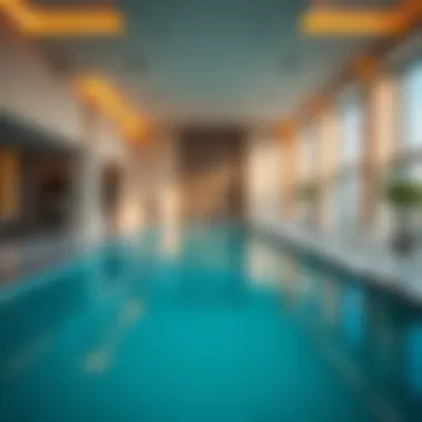 Luxurious amenities available in Sobha Hartland Estates, such as pools and gyms