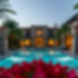 Luxurious Springs villa exterior view
