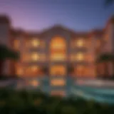 Stunning exterior view of Elysian Mansions in Dubai