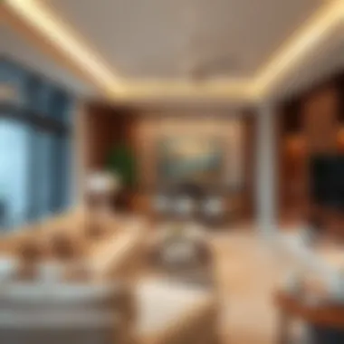 Luxurious living space within Springs Villa highlighting comfort and elegance
