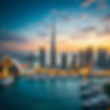 Stunning skyline views from Dubai Pearl