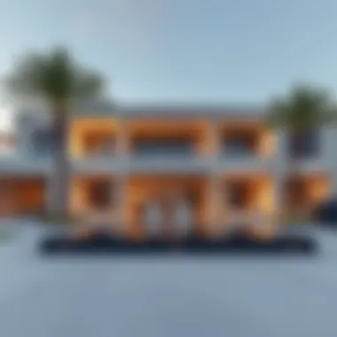 Modern Architectural Design of Palm Jumeirah Villa Luxury villa with modern architecture in Palm Jumeirah