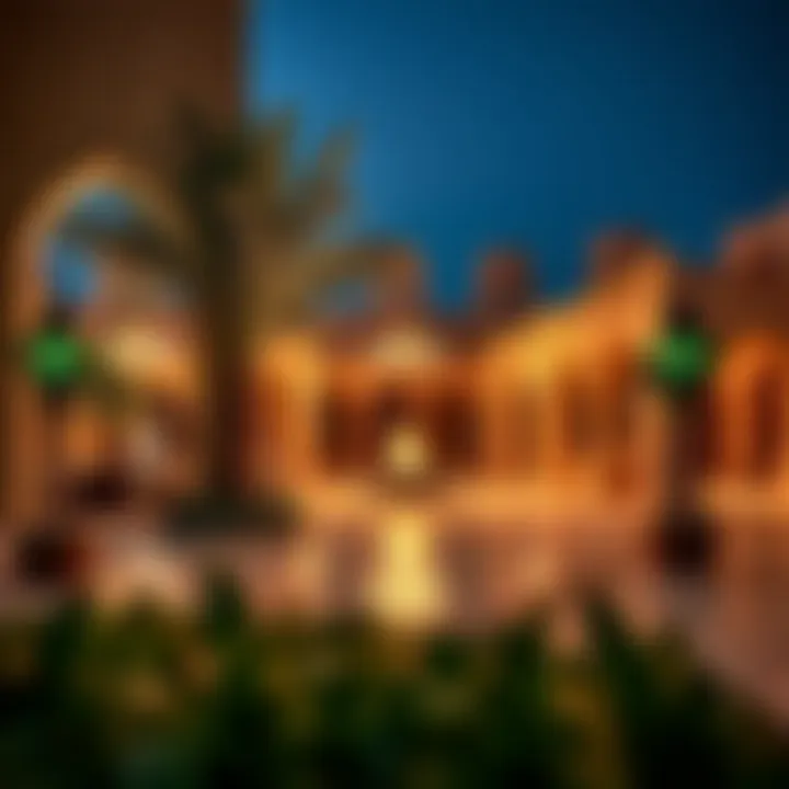 Cultural amenities in Azha community showcasing artistic elements